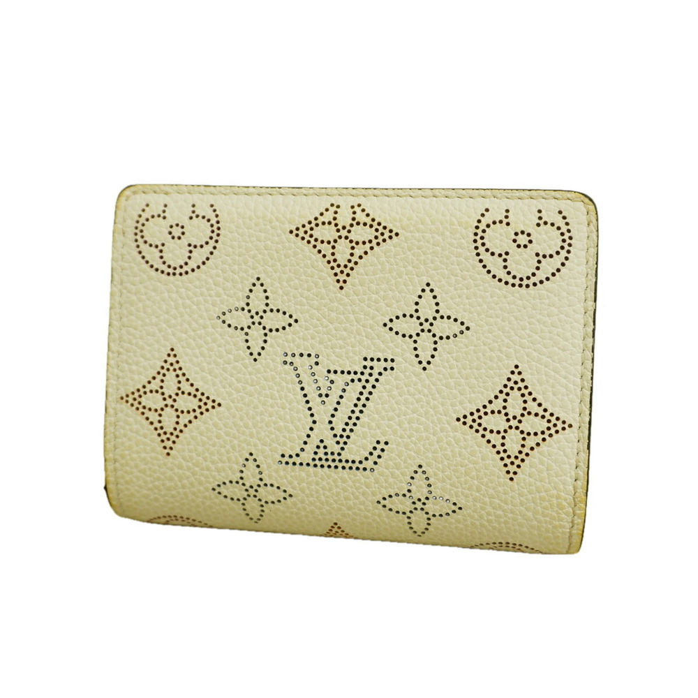 Louis Vuitton Mahina Portefeuille Wallet M80554 Pink White Women's